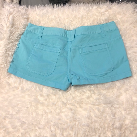 Mossimo turquoise shorts size 3 - Picture 2 of 3